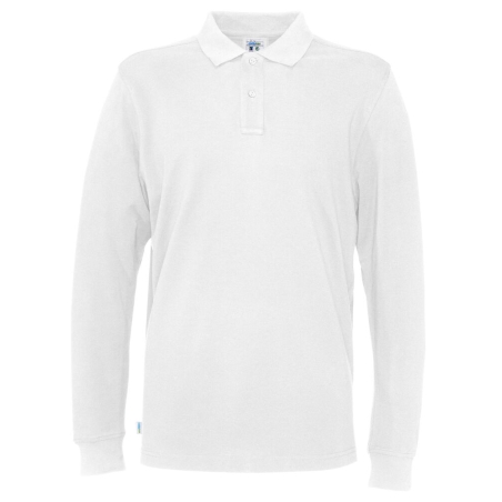 POLO PIQUE MANCHES LONGUES HOMME - CERTIFIÉ GOTS