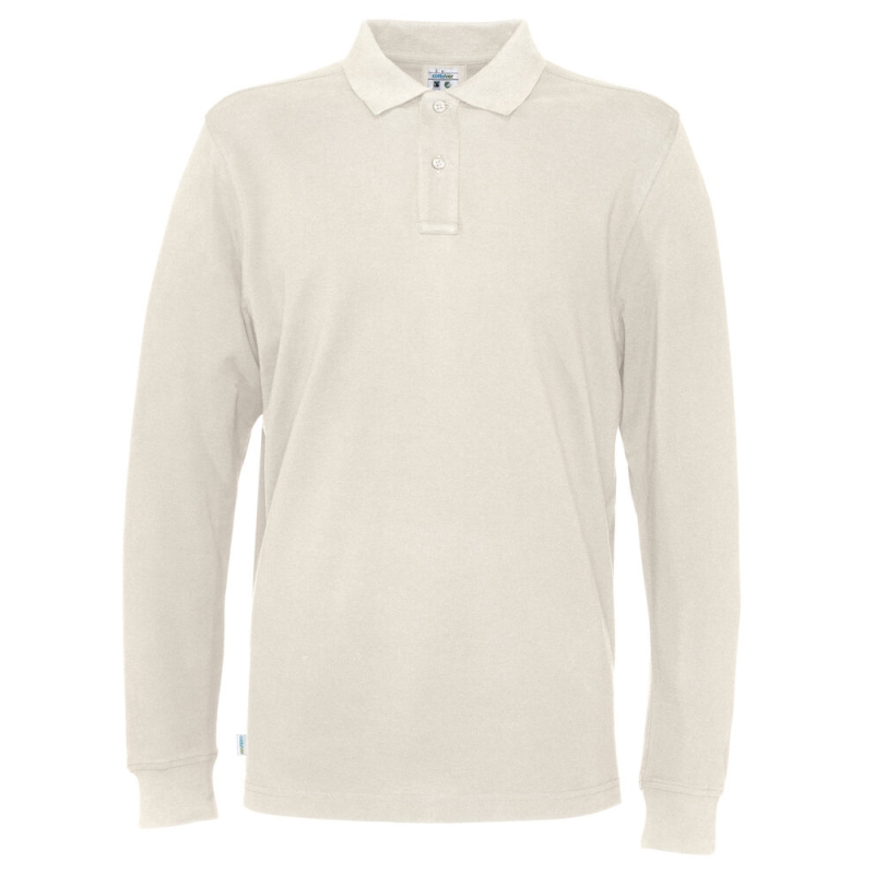 POLO PIQUE MANCHES LONGUES HOMME - CERTIFIÉ GOTS