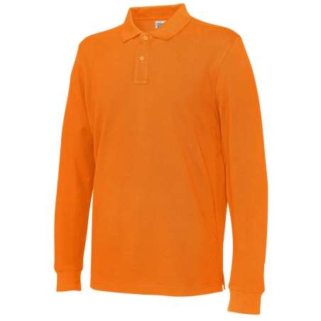 POLO PIQUE MANCHES LONGUES HOMME - CERTIFIÉ GOTS