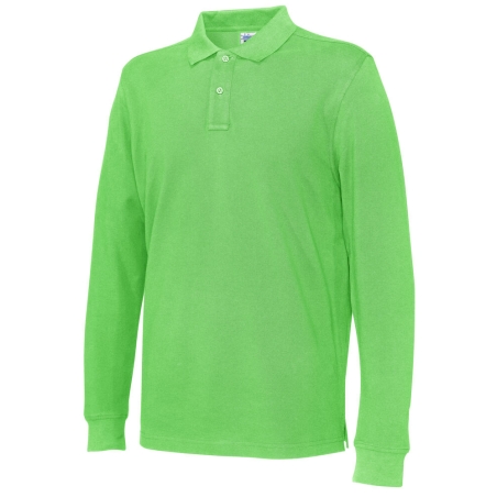 POLO PIQUE MANCHES LONGUES HOMME - CERTIFIÉ GOTS