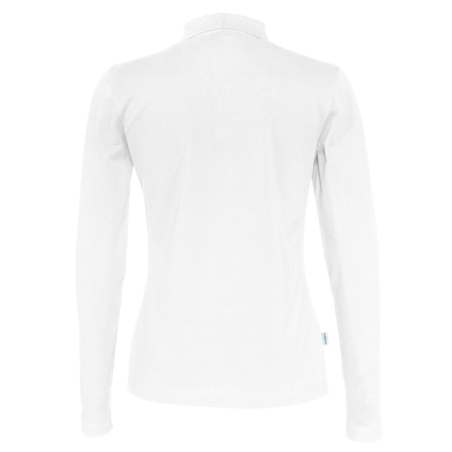 POLO PIQUE MANCHES LONGUES FEMME - CERTIFIÉ GOTS