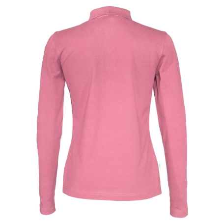 POLO PIQUE MANCHES LONGUES FEMME - CERTIFIÉ GOTS