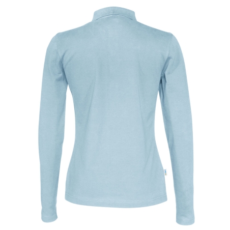 POLO PIQUE MANCHES LONGUES FEMME - CERTIFIÉ GOTS