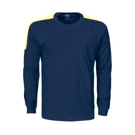 T-SHIRT MANCHES LONGUES BANDES FLUO