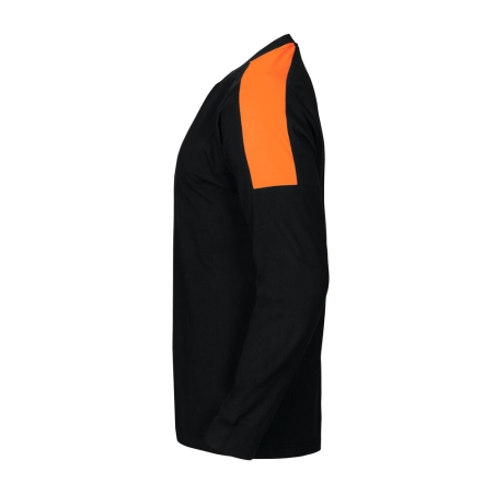 T-SHIRT MANCHES LONGUES BANDES FLUO