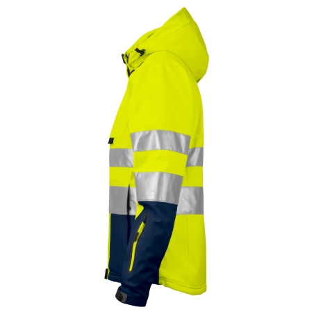 6424 PARKA SOFTSHELL DOUBLEE FEMME - EN ISO 20471 CLASSE 3/2