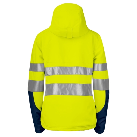 6424 PARKA SOFTSHELL DOUBLEE FEMME - EN ISO 20471 CLASSE 3/2