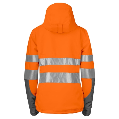 6424 PARKA SOFTSHELL DOUBLEE FEMME - EN ISO 20471 CLASSE 3/2