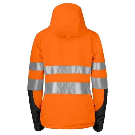 6424 PARKA SOFTSHELL DOUBLEE FEMME - EN ISO 20471 CLASSE 3/2