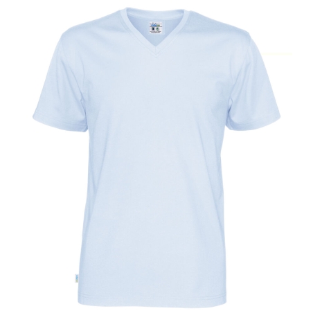 T-SHIRT MANCHES COURTES COL V HOMME - CERTIFIÉ GOTS