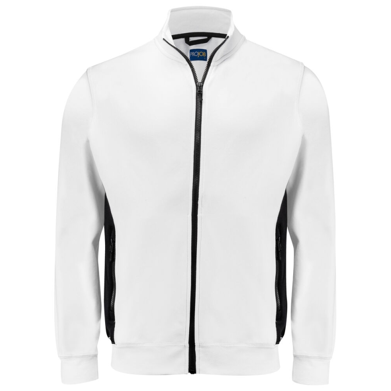 SWEATSHIRT PRIO BICOLORE FULL ZIP
