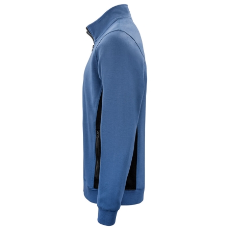 SWEATSHIRT PRIO BICOLORE FULL ZIP