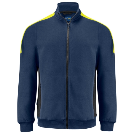 SWEATSHIRT PRIO BICOLORE FULL ZIP
