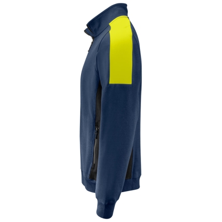 SWEATSHIRT PRIO BICOLORE FULL ZIP