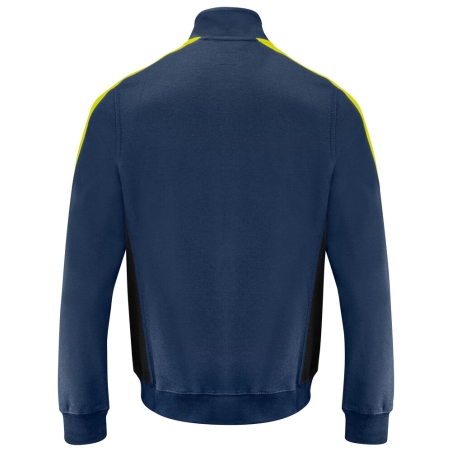 SWEATSHIRT PRIO BICOLORE FULL ZIP