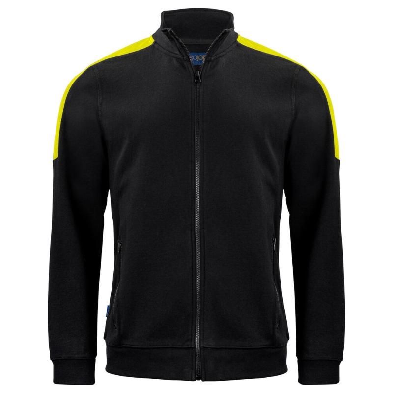 SWEATSHIRT PRIO BICOLORE FULL ZIP