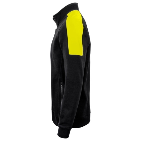 SWEATSHIRT PRIO BICOLORE FULL ZIP