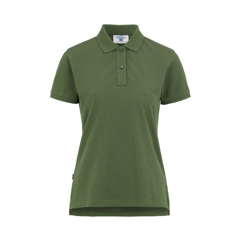 POLO MANCHES COURTES FEMME - CERTIFIÉ GOTS
