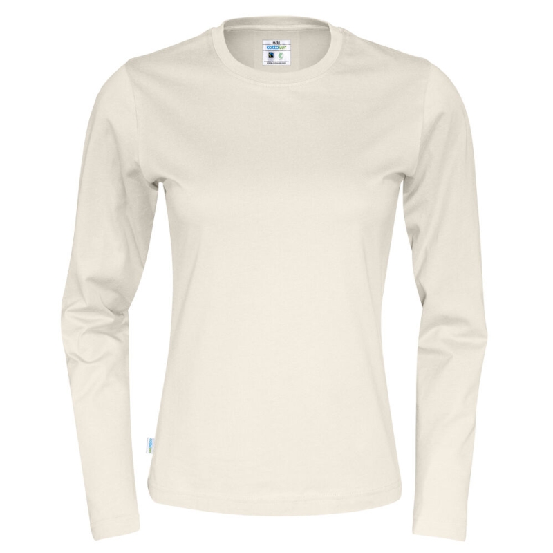 T-SHIRT MANCHES LONGUES FEMME - CERTIFIÉ GOTS