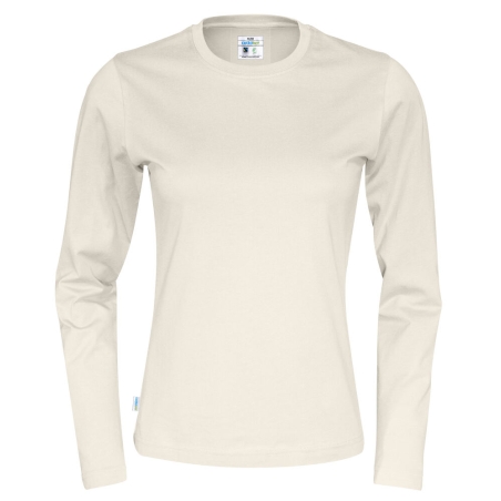 T-SHIRT MANCHES LONGUES FEMME - CERTIFIÉ GOTS