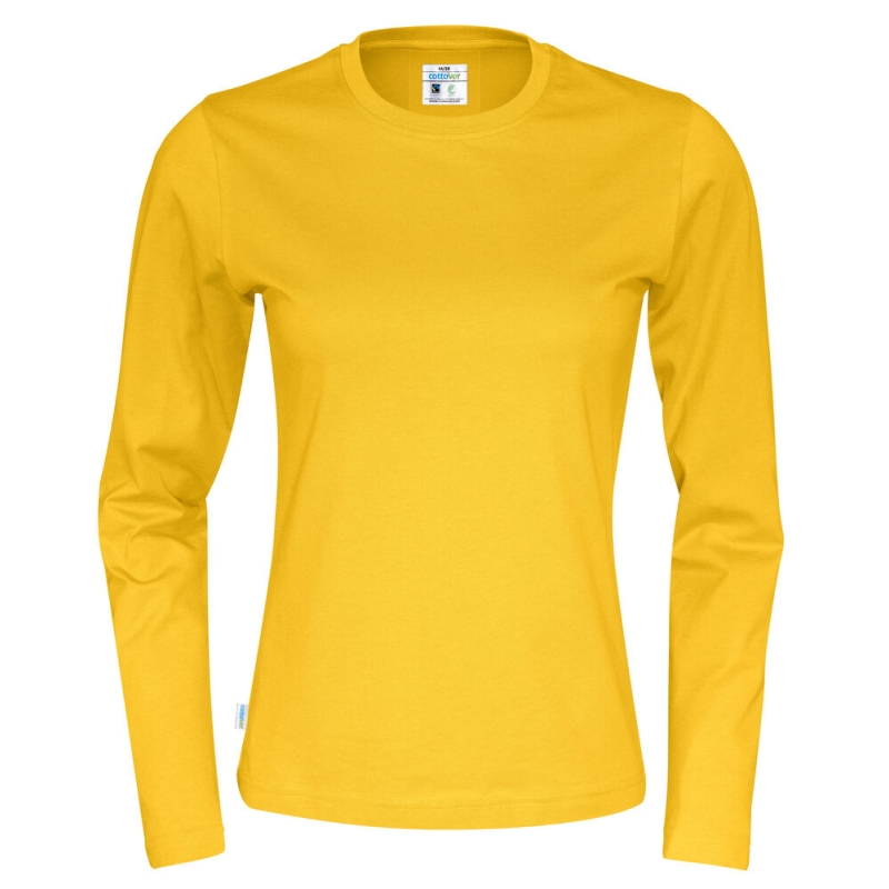 T-SHIRT MANCHES LONGUES FEMME - CERTIFIÉ GOTS