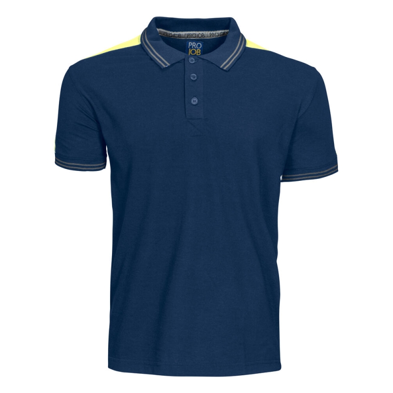 POLO BANDES FLUO
