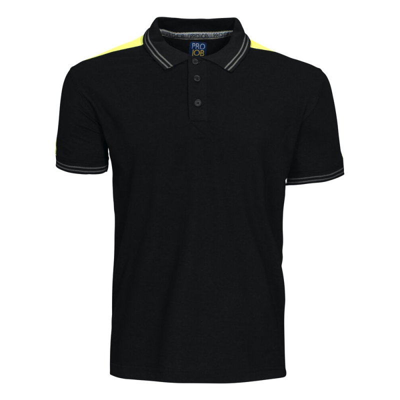 POLO BANDES FLUO