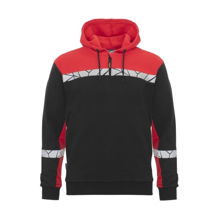 SWEAT A CAPUCHE HALF ZIP