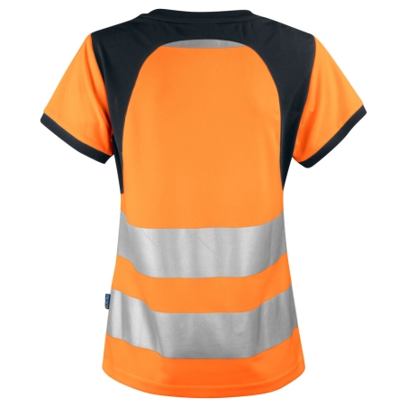 6012 T-SHIRT POLYESTER FEMME EN ISO 20471 CLASSE 2/1