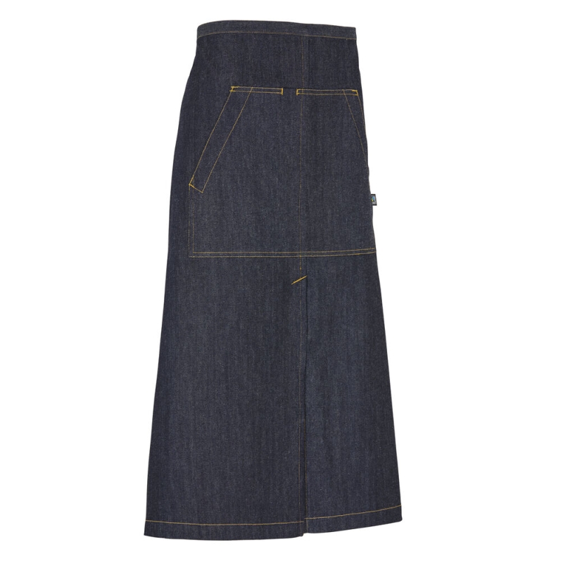 TABLIER A TAILLE LONG - CERTIFIÉ GOTS
