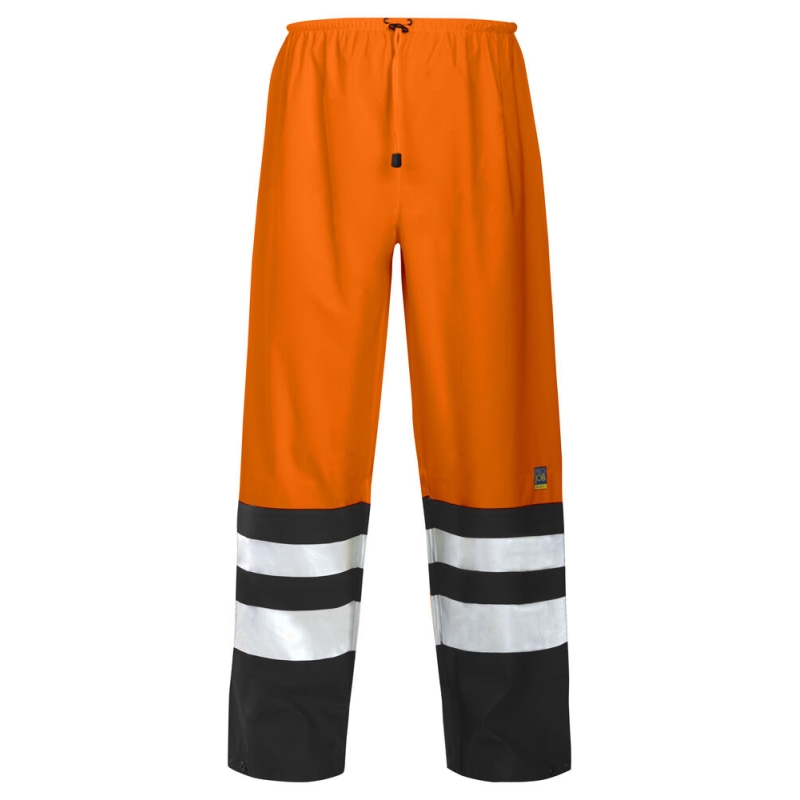 6504 PANTALON DE PLUIE - EN ISO 20471 CLASSE 2 EN 343 3/1