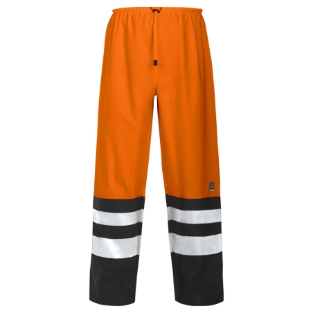 6504 PANTALON DE PLUIE - EN ISO 20471 CLASSE 2 EN 343 3/1
