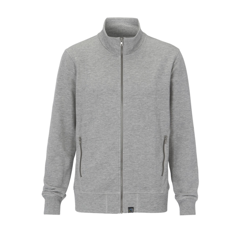 SWEATSHIRT FULL ZIP MAN - CERTIFIÉ GOTS