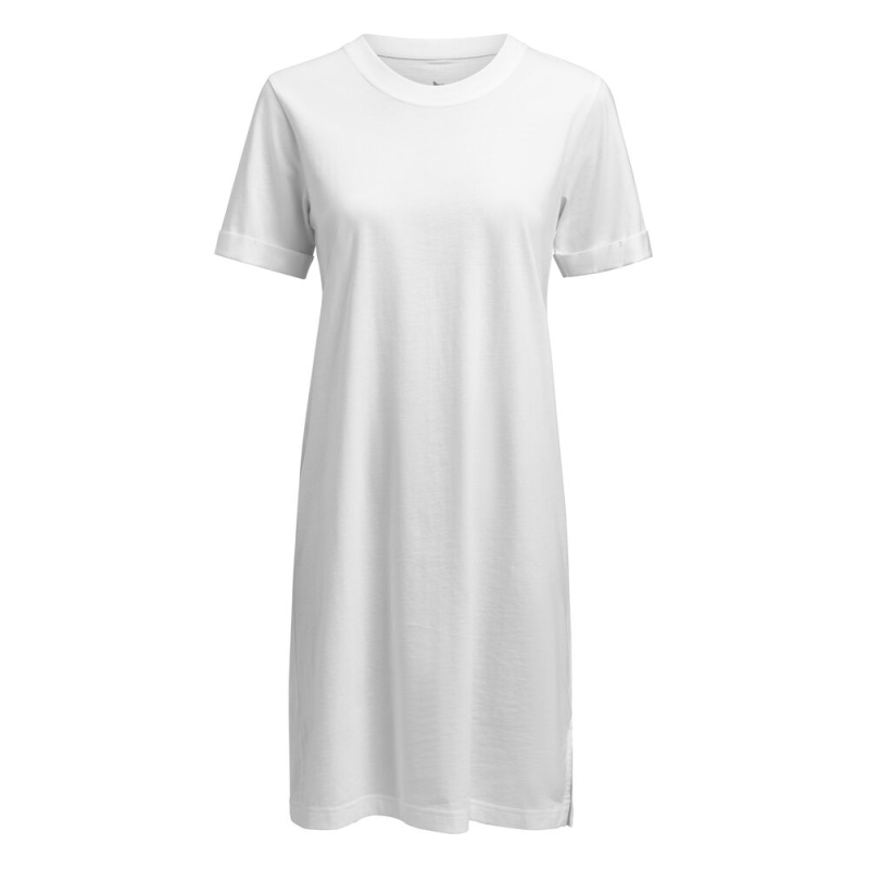 American T-shirt Dress Robe Femme