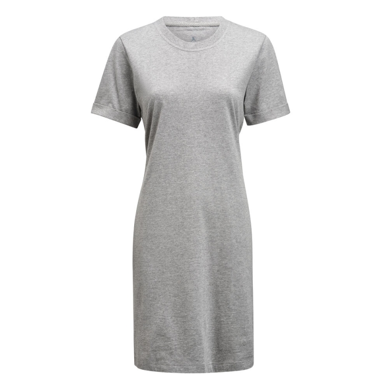 American T-shirt Dress Robe Femme