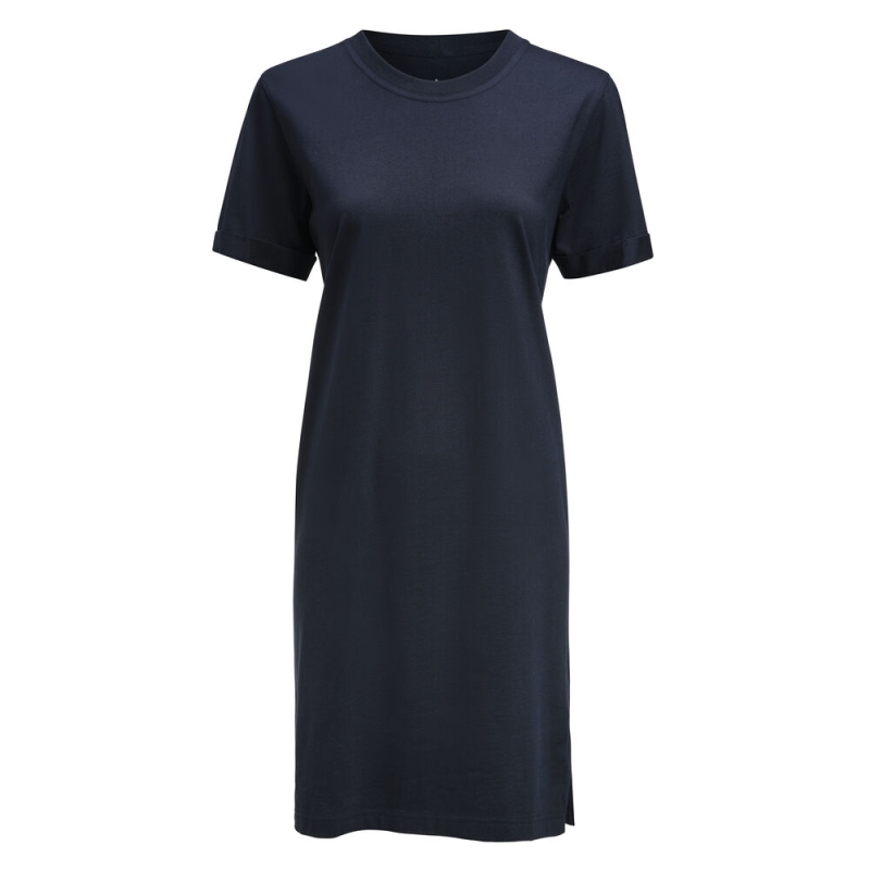 American T-shirt Dress Robe Femme