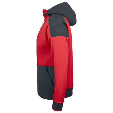 3120 SWEATHSIRT BI MATIERE CAPUCHE CONTRASTEE