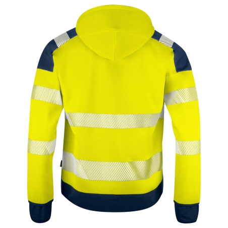 6110 SWEATSHIRT FULL ZIP CAPUCHE - EN ISO 20471 CLASSE 3/2
