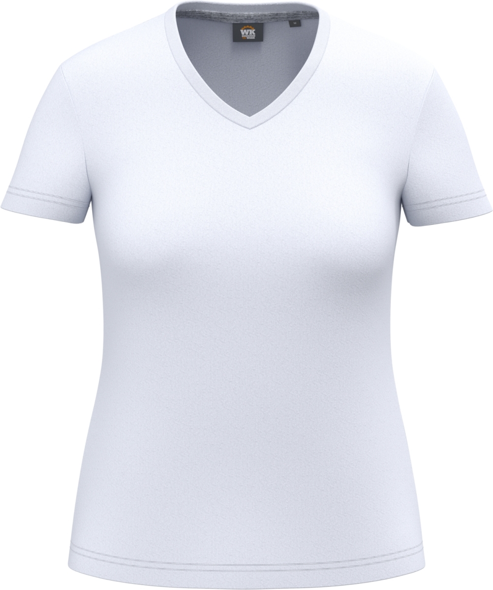 T-shirt écoresponsable col V antibactérien femme