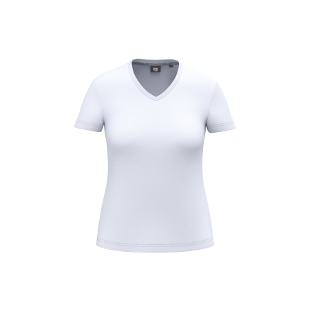 T-shirt écoresponsable col V antibactérien femme