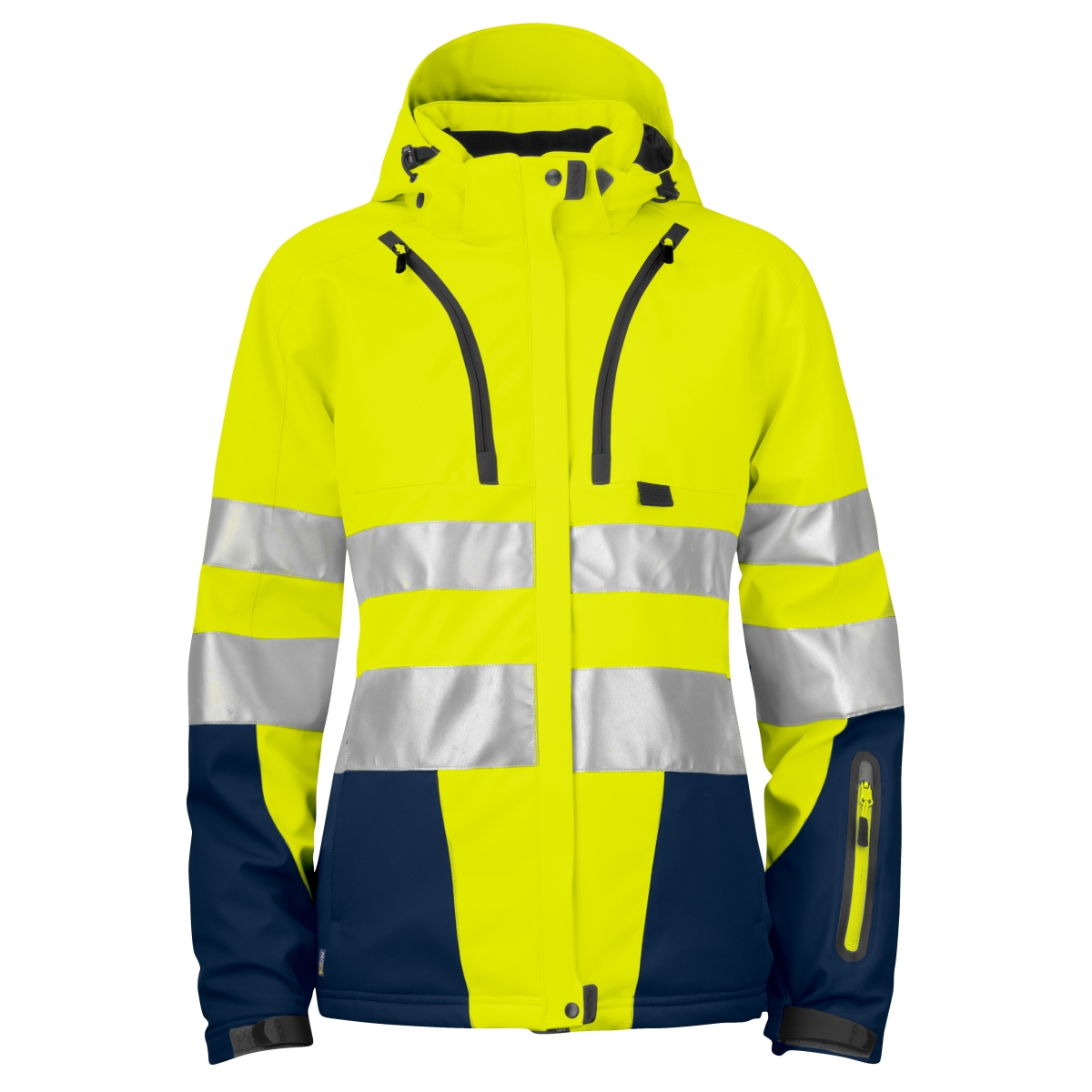 6424 PARKA SOFTSHELL DOUBLEE FEMME - EN ISO 20471 CLASSE 3/2