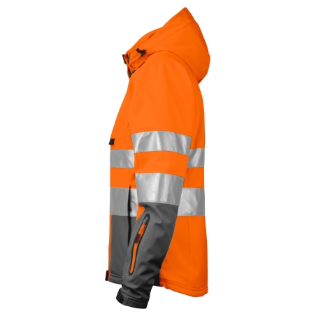 6424 PARKA SOFTSHELL DOUBLEE FEMME - EN ISO 20471 CLASSE 3/2