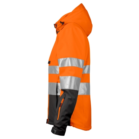 6424 PARKA SOFTSHELL DOUBLEE FEMME - EN ISO 20471 CLASSE 3/2