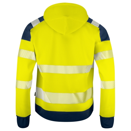 6110 SWEATSHIRT FULL ZIP CAPUCHE - EN ISO 20471 CLASSE 3/2