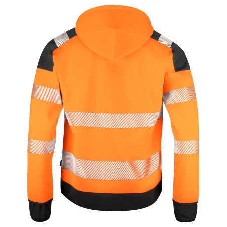 6110 SWEATSHIRT FULL ZIP CAPUCHE - EN ISO 20471 CLASSE 3/2