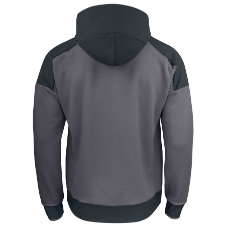 3120 SWEATHSIRT BI MATIERE CAPUCHE CONTRASTEE