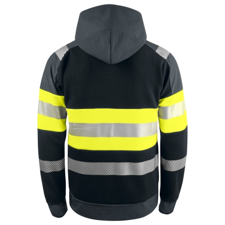 6122 SWEATSHIRT FULL ZIP CAPUCHE EN ISO 20471 CLASSE 1