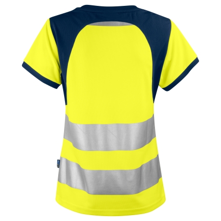 6012 T-SHIRT POLYESTER FEMME EN ISO 20471 CLASSE 2/1