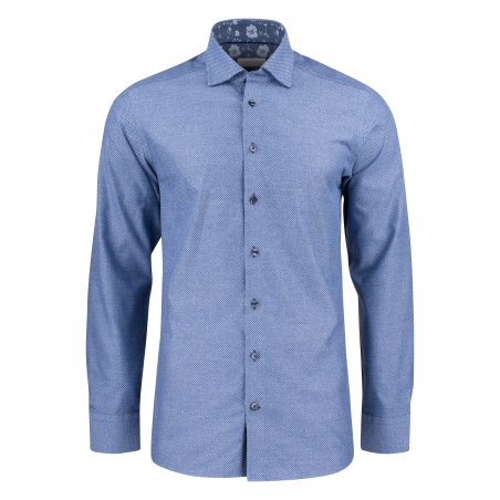 PB144 Brushed Jacquard Chemise Slim Fit Hommes