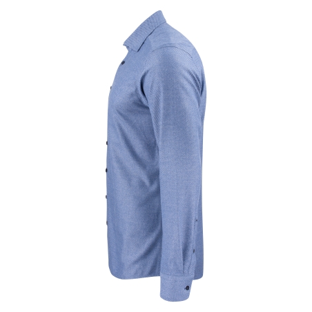 PB144 Brushed Jacquard Chemise Slim Fit Hommes